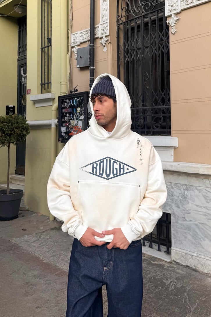 Ön Cep Detaylı Hoodie
