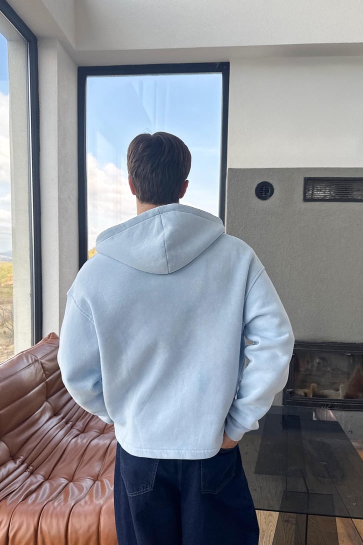 Ön Nakışlı Hoodie