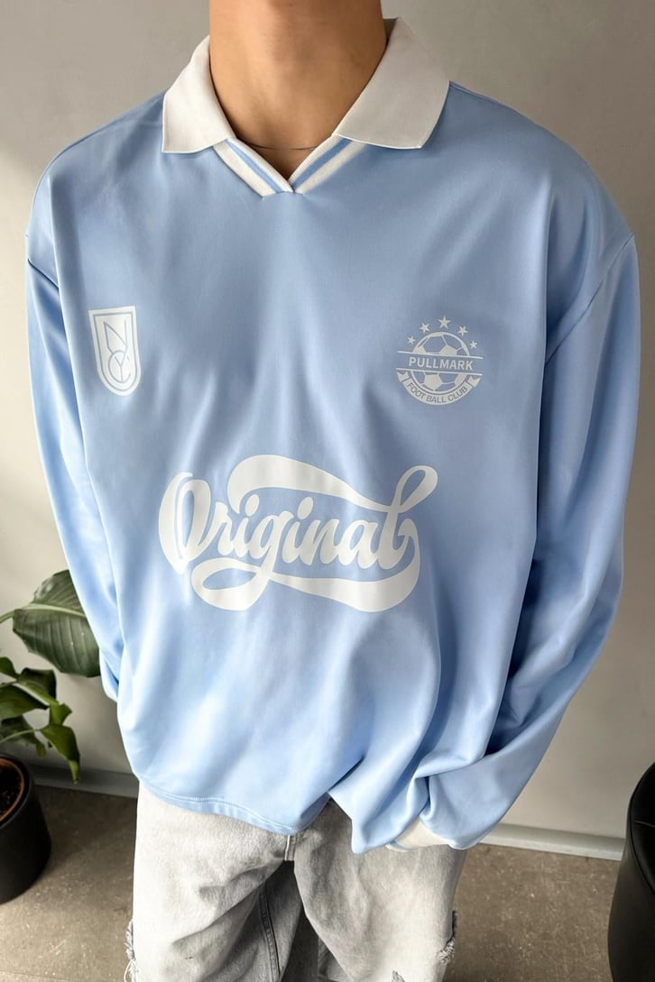 Original Baskılı Polo Yaka Sweatshirt