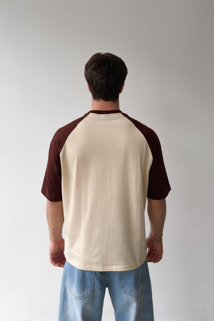 Orlando Florida Baskılı Reglan Kol Tişört