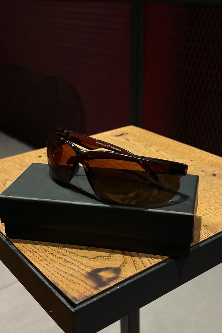 Oval Glass Kahverengi Streetwear Gözlük