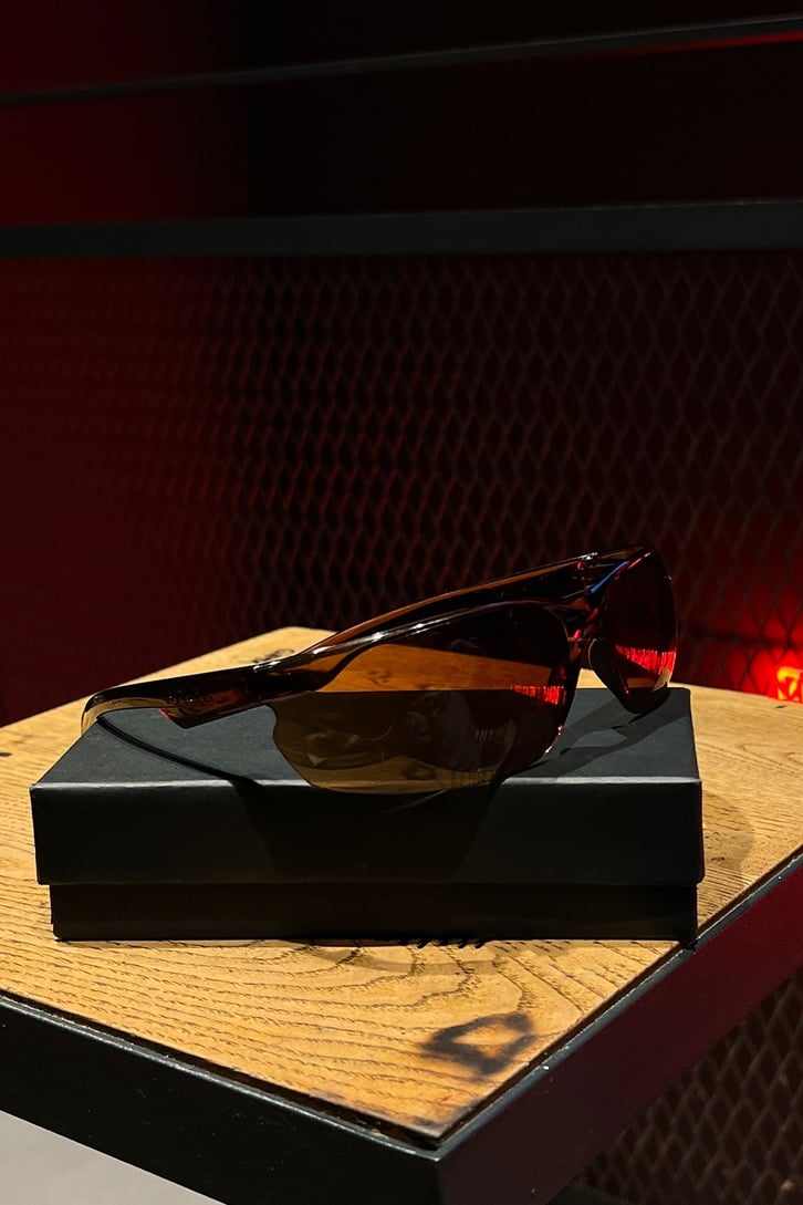 Oval Glass Kahverengi Streetwear Gözlük