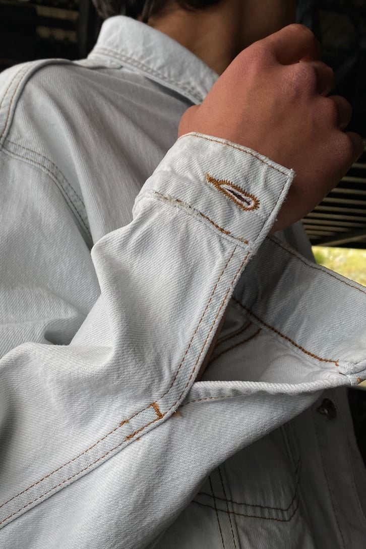 Oversize Beyaz Kot Ceket