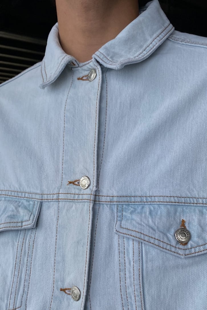 Oversize Beyaz Kot Ceket