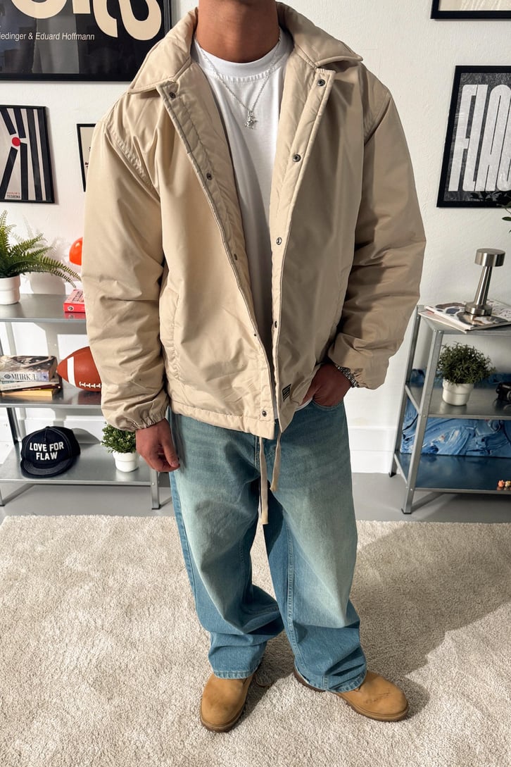 Oversize Çıt Çıt Kapamalı Ceket