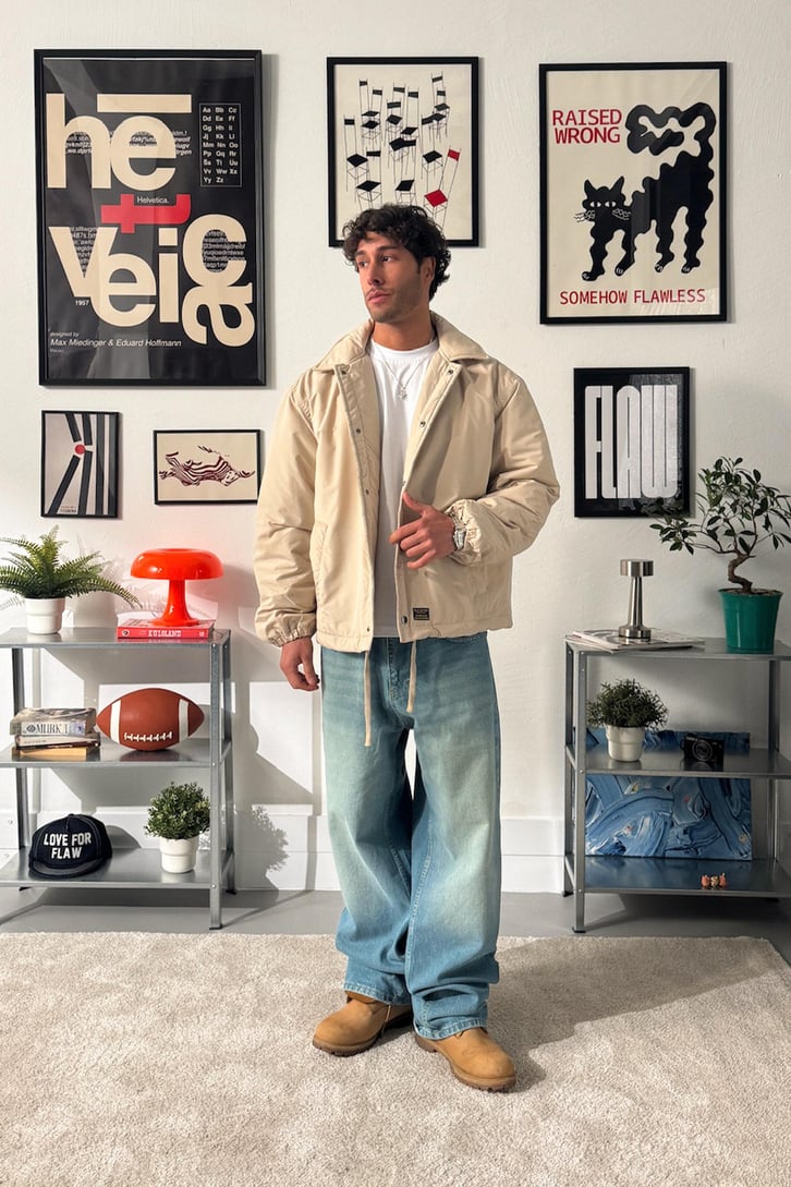 Oversize Çıt Çıt Kapamalı Ceket