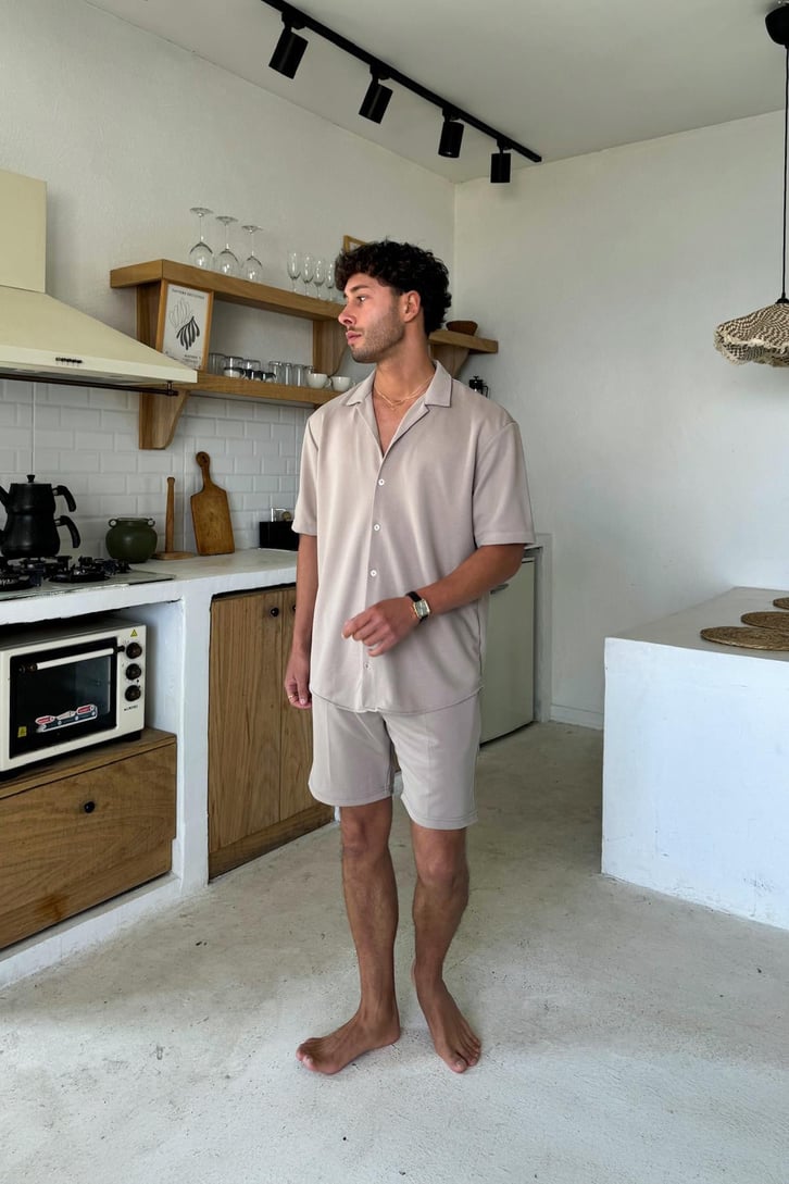 Oversize Kısa Kol Gömlek