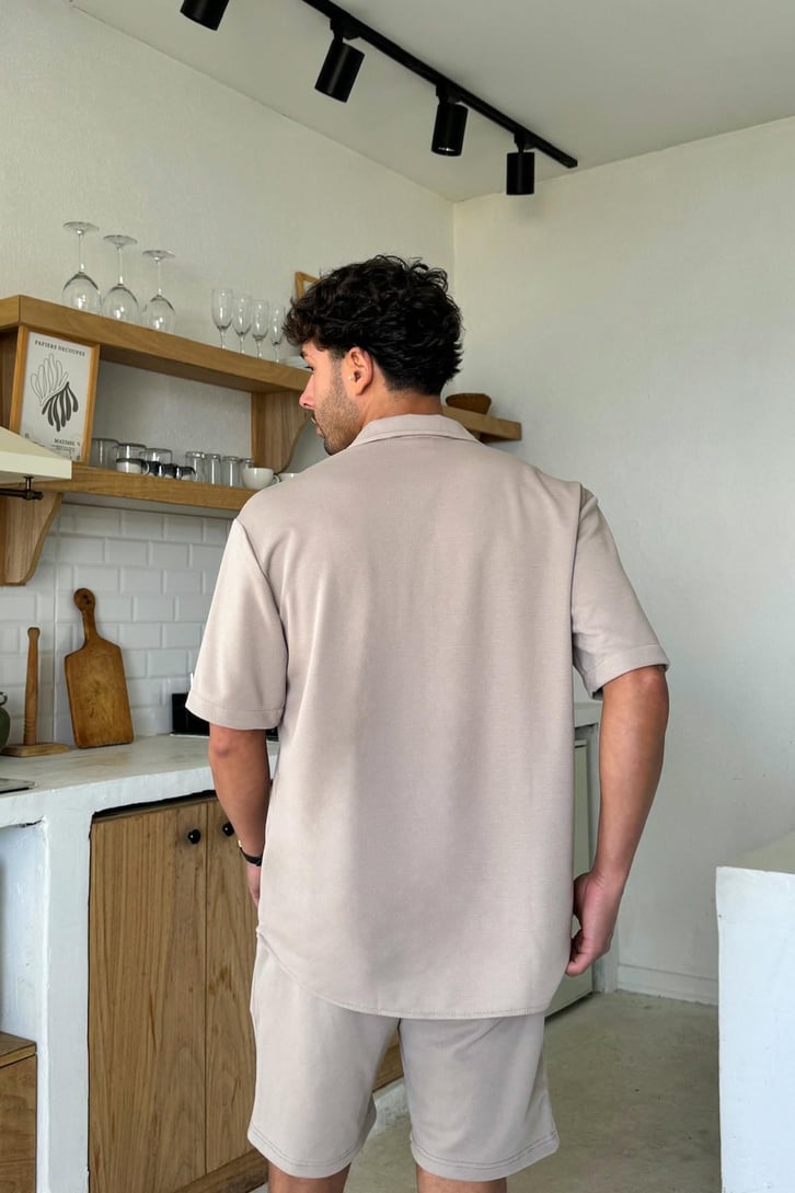 Oversize Kısa Kol Gömlek