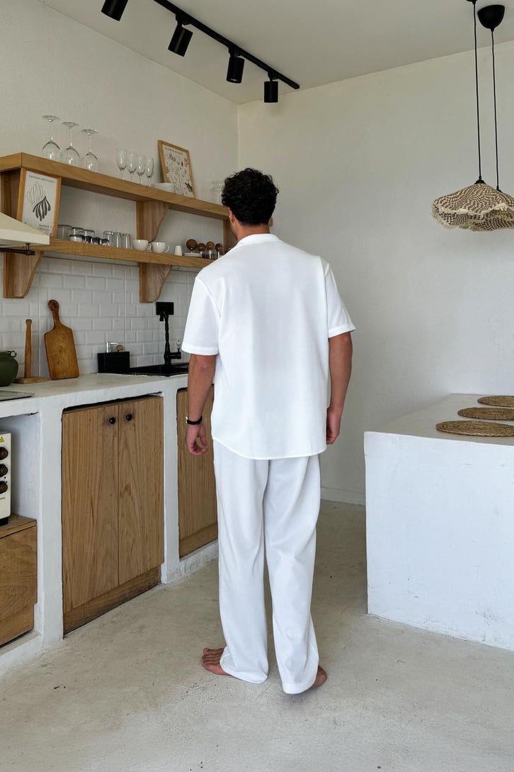 Oversize Kısa Kol Gömlek