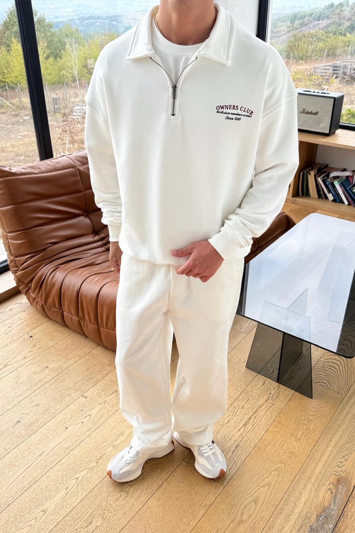 Owners Club Nakışlı Sweatshirt