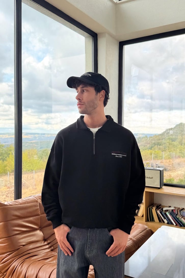 Owners Club Nakışlı Sweatshirt