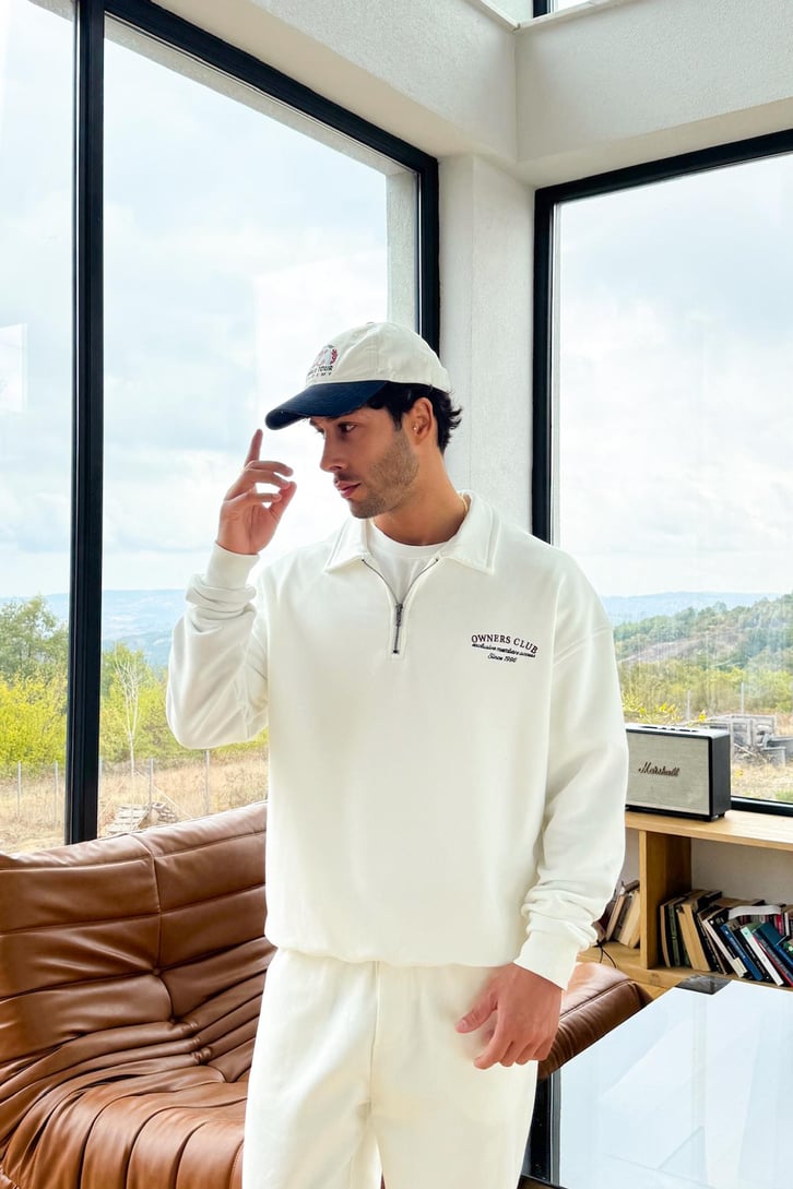 Owners Club Nakışlı Sweatshirt