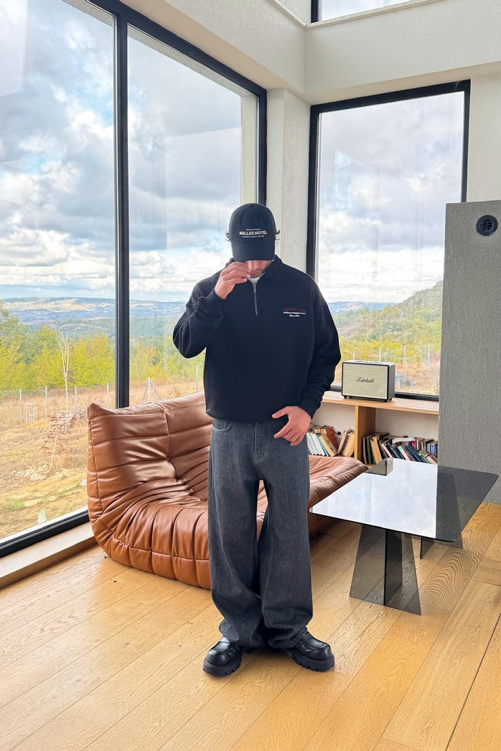 Owners Club Nakışlı Sweatshirt