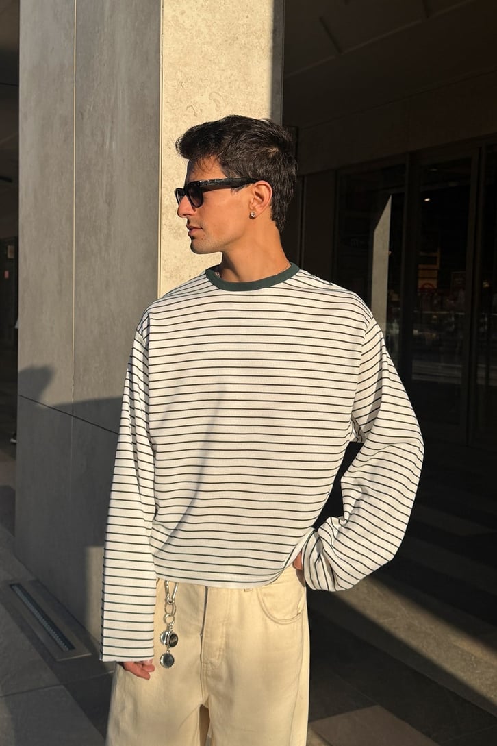 Pier Stripe Tee