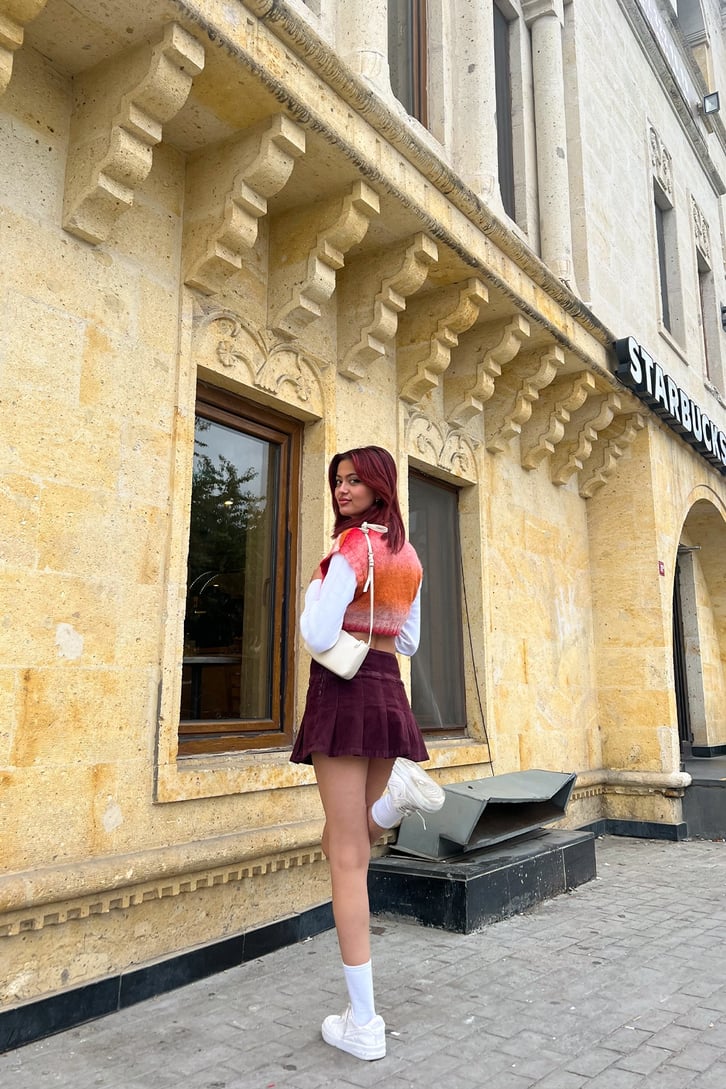 Pileli Mini Etek