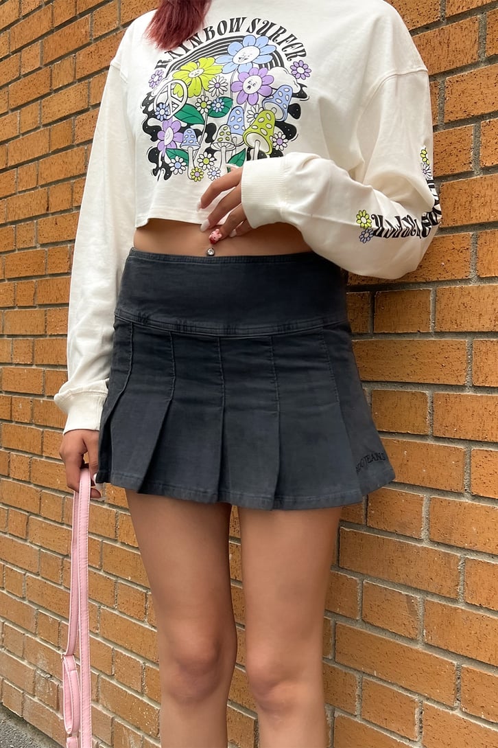 Pileli Mini Etek