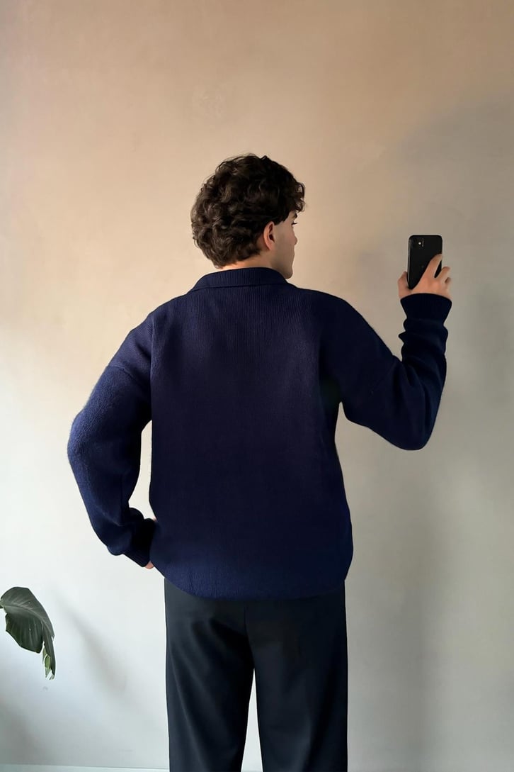 Polo Yaka Basic Triko Kazak