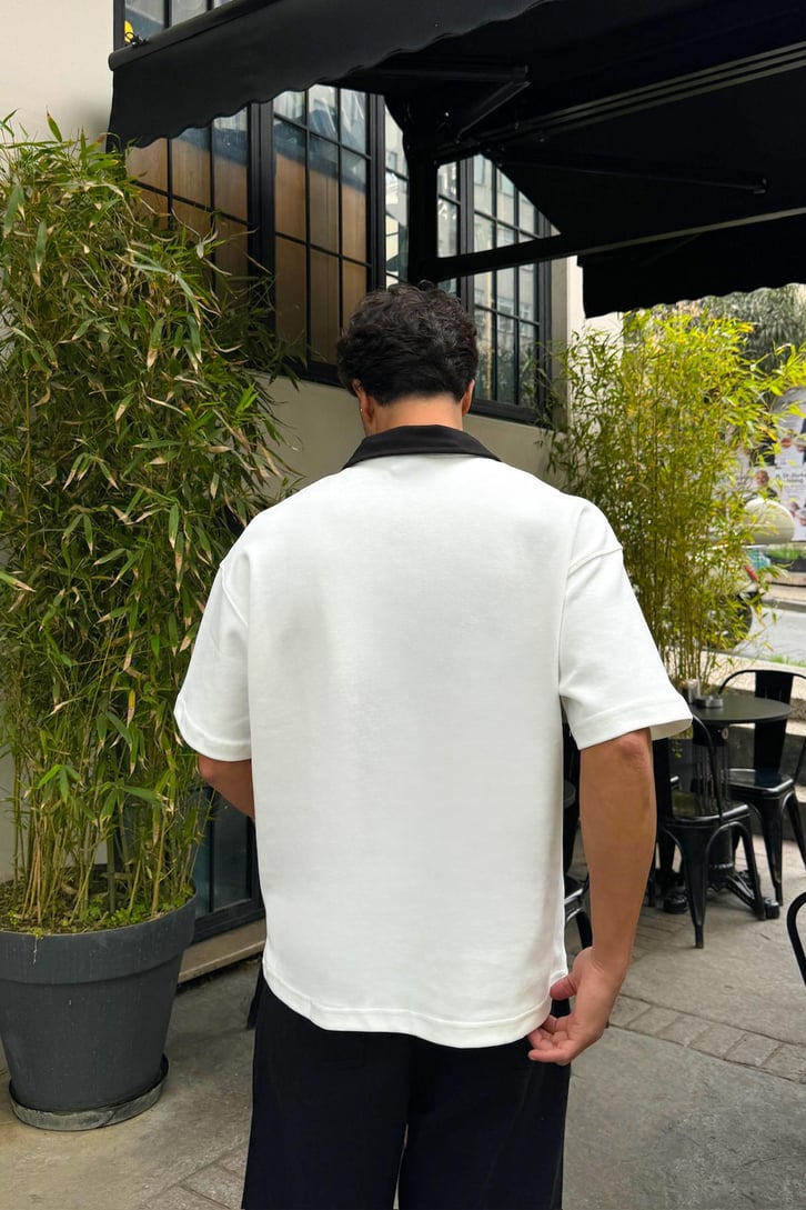 Polo Yaka Private Nakışlı Tişört
