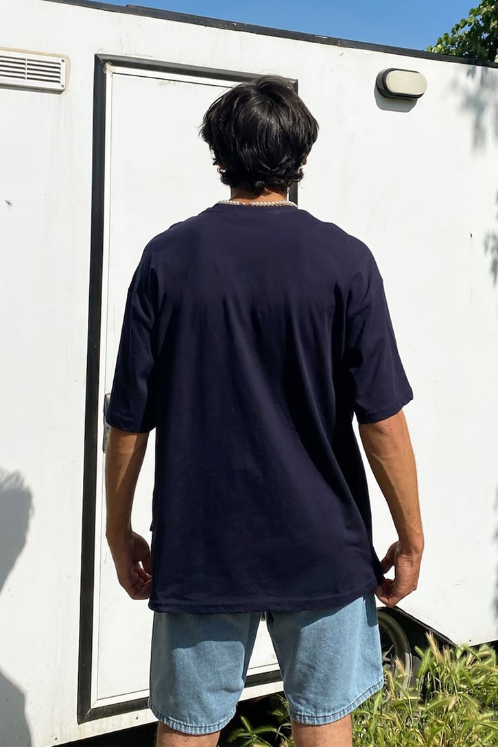 Positive State Baskılı Oversize Tshirt
