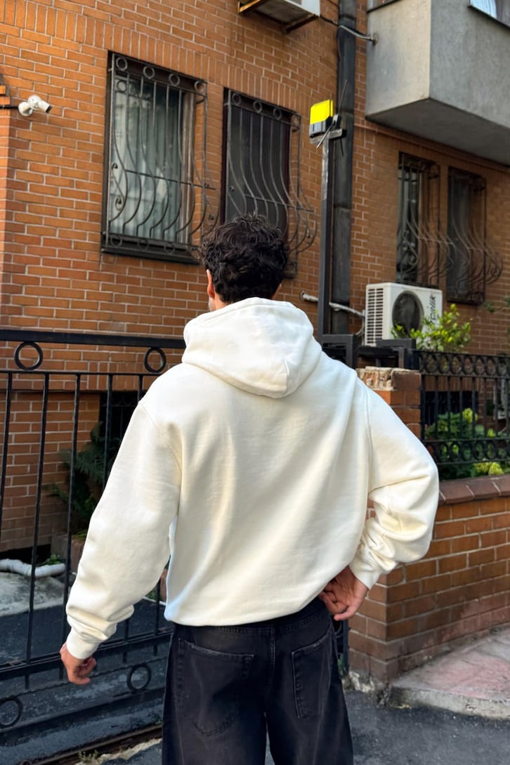 Premium Kumaş 450 Gsm Basic Oversize Hoodie