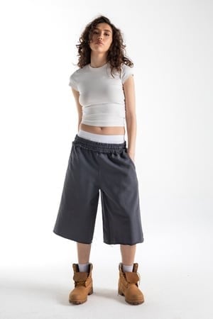 Premium Kumaş Monster Fit Jorts