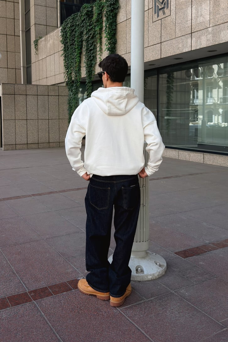 Premium Kumaş Zip Hoddie