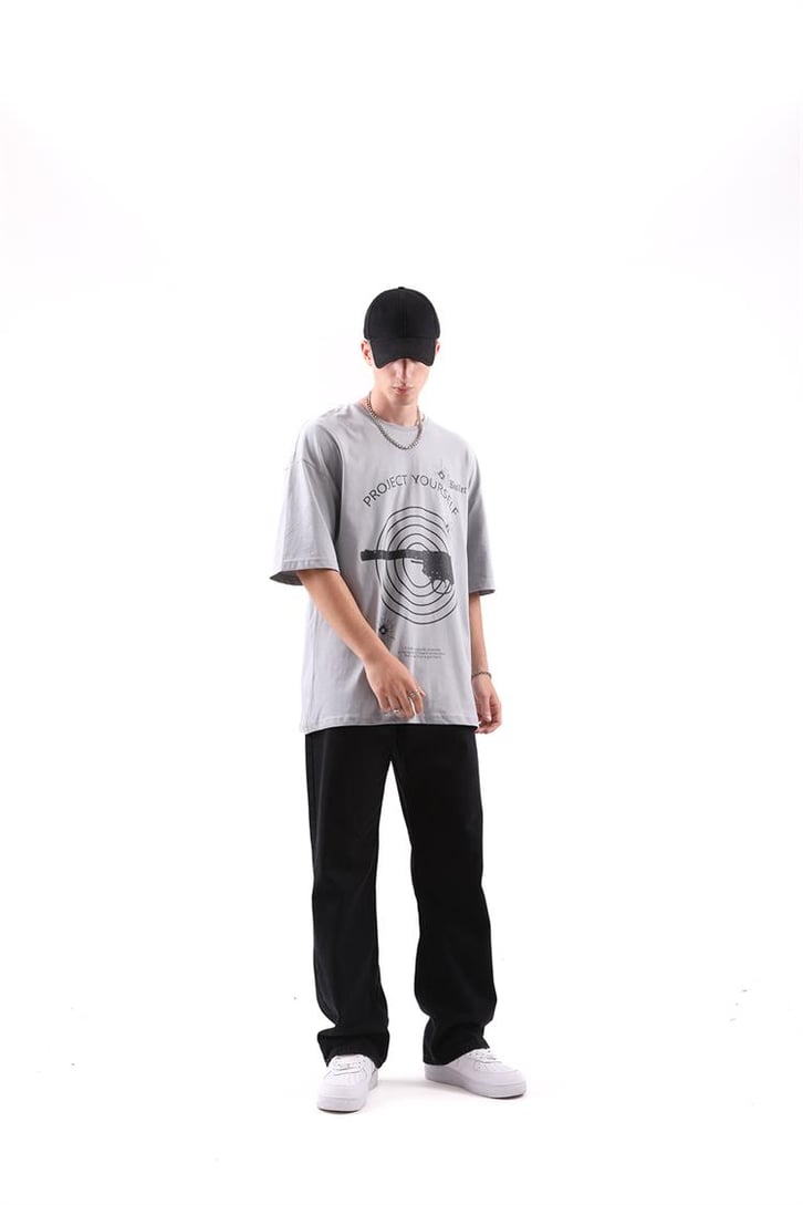 Project Yourself Baskılı Tshirt