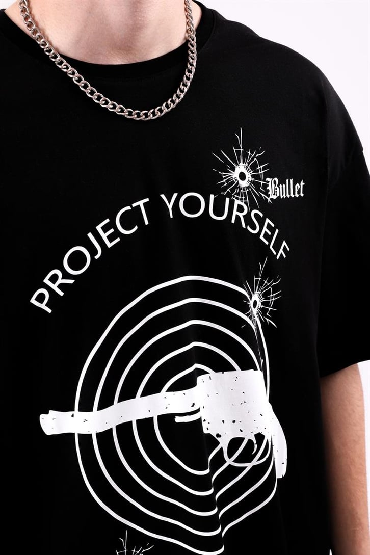 Project Yourself Baskılı Tshirt