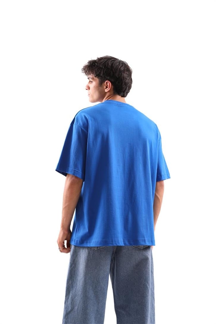 Puff Baskılı Oversize Tshirt