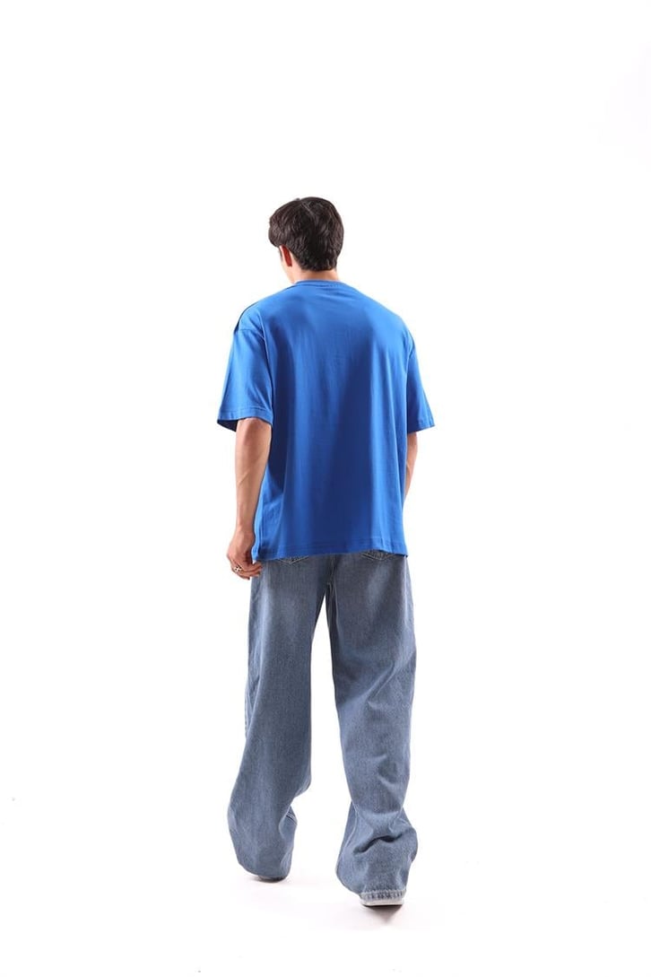 Puff Baskılı Oversize Tshirt