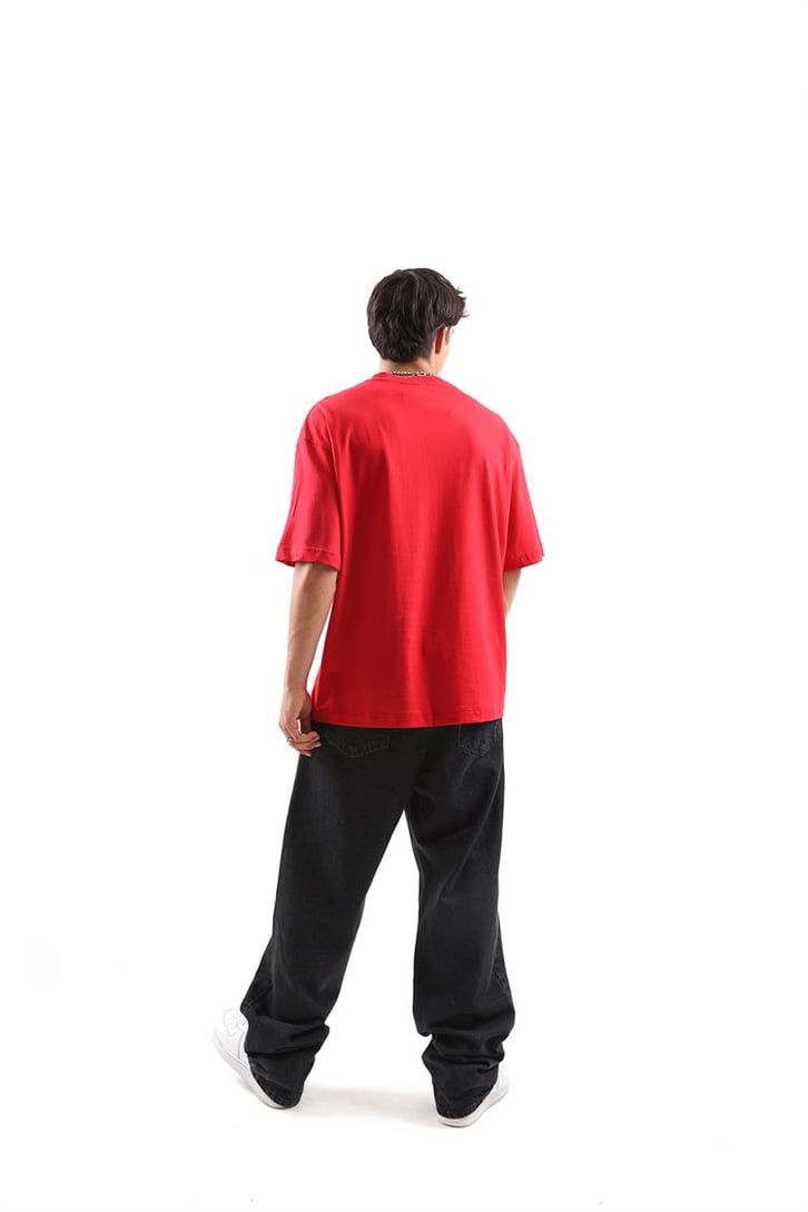 Puff Baskılı Oversize Tshirt