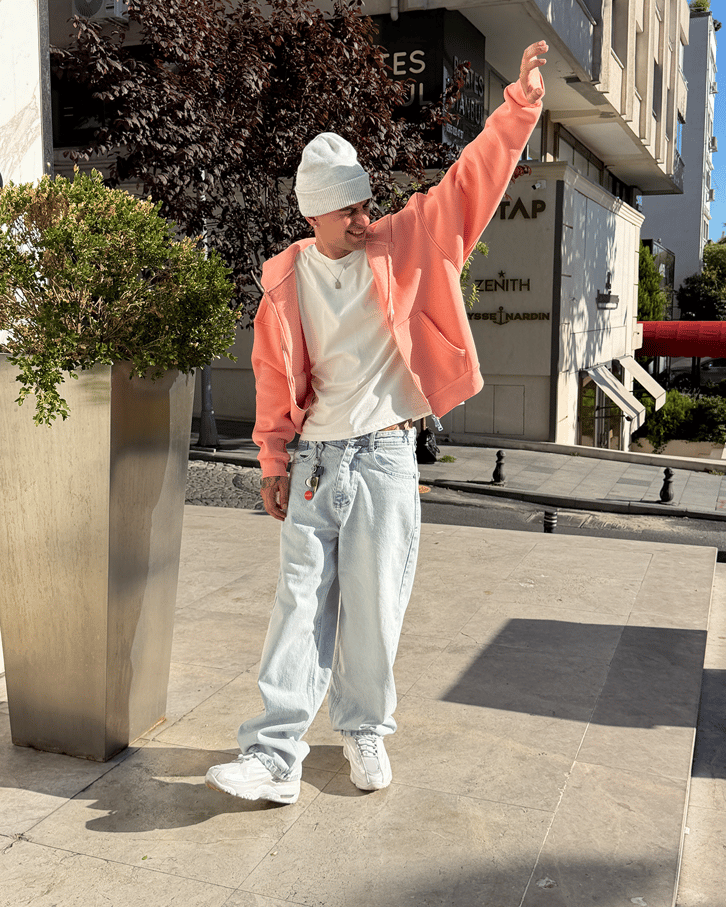 Puffer Boxy Fit Zippered Hoodie