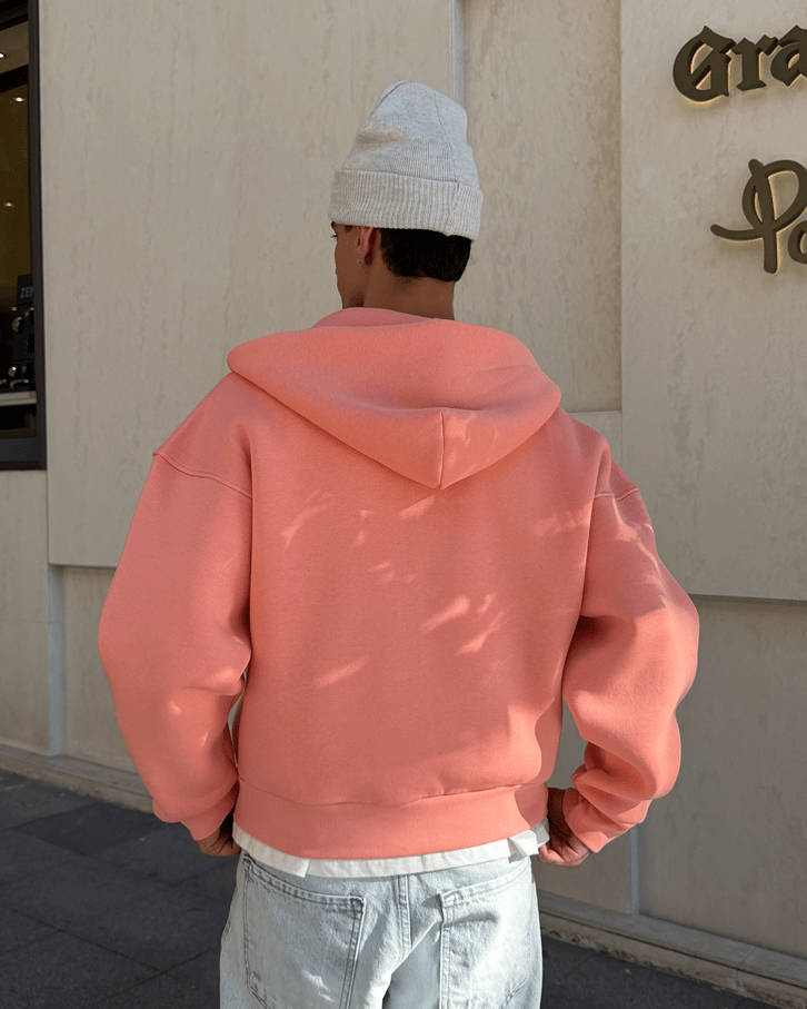 Puffer Boxy Fit Zippered Hoodie