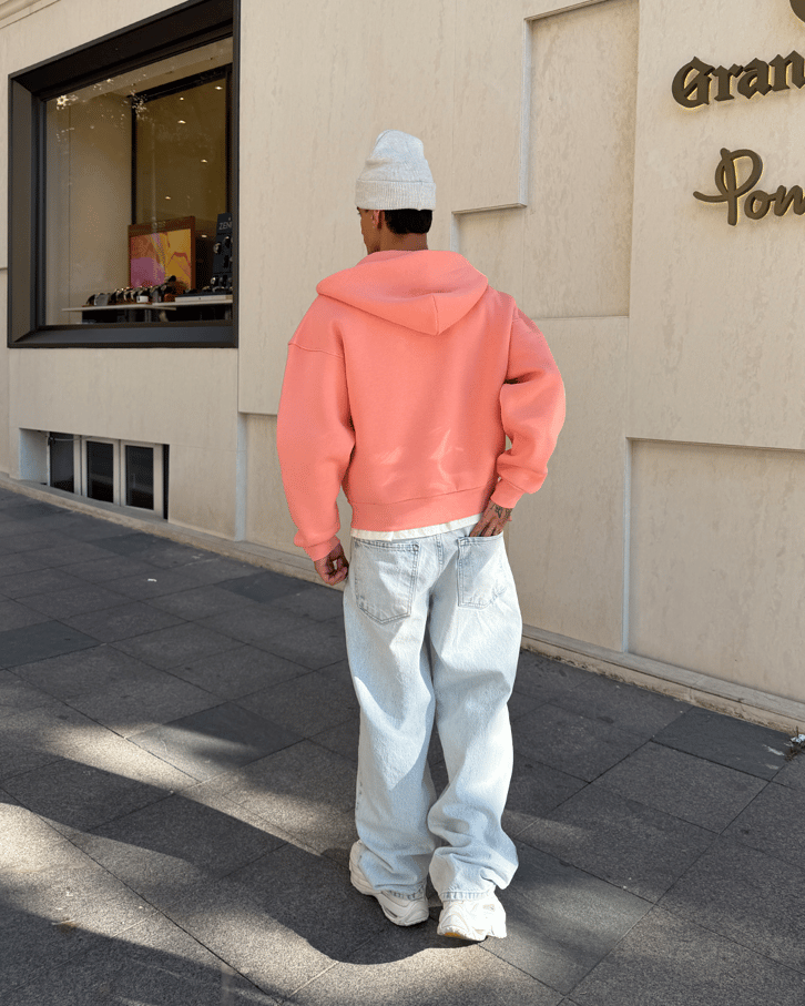Puffer Boxy Fit Zippered Hoodie