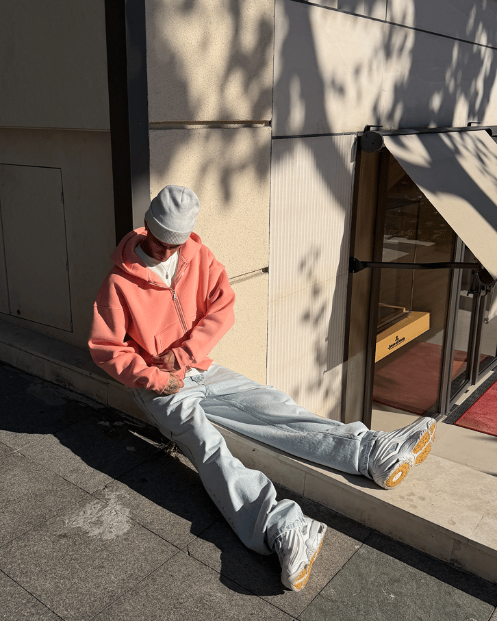 Puffer Boxy Fit Zippered Hoodie