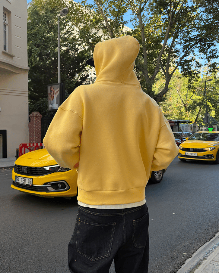 Puffer Boxy Fit Zippered Hoodie