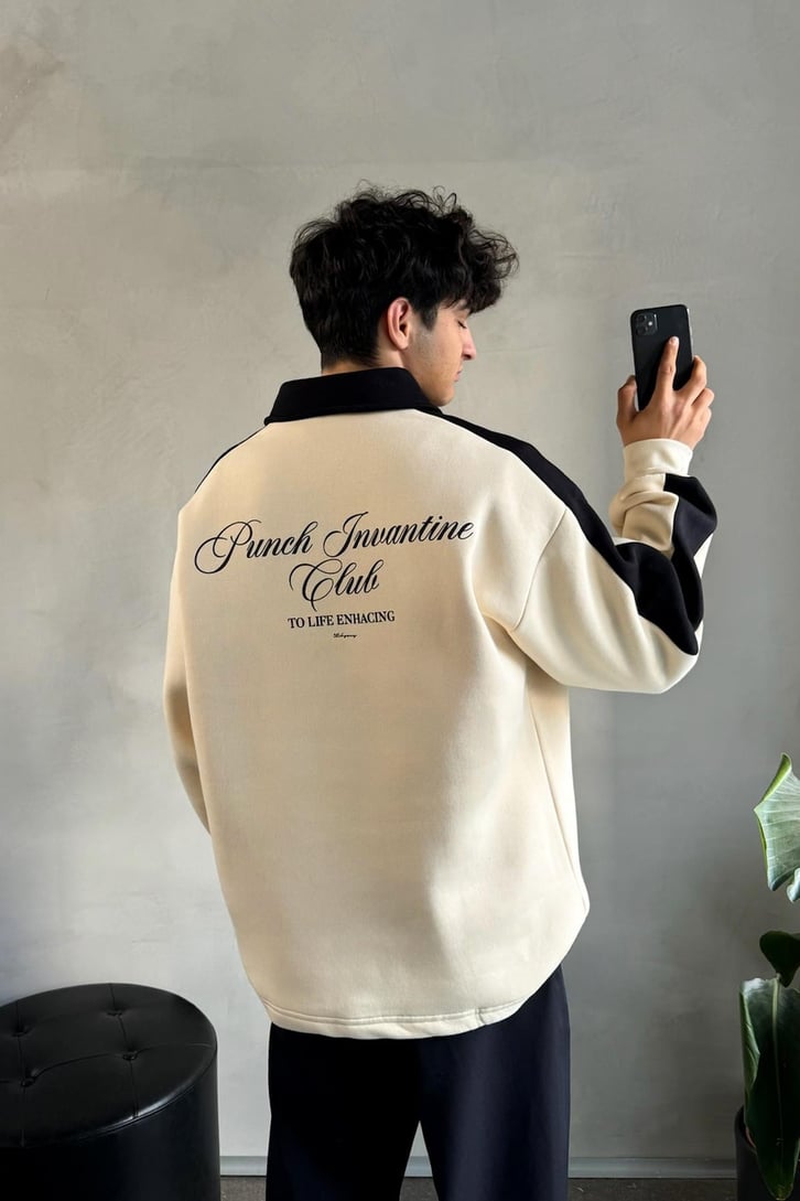 Punch Invantine Club Baskılı Sweatshirt