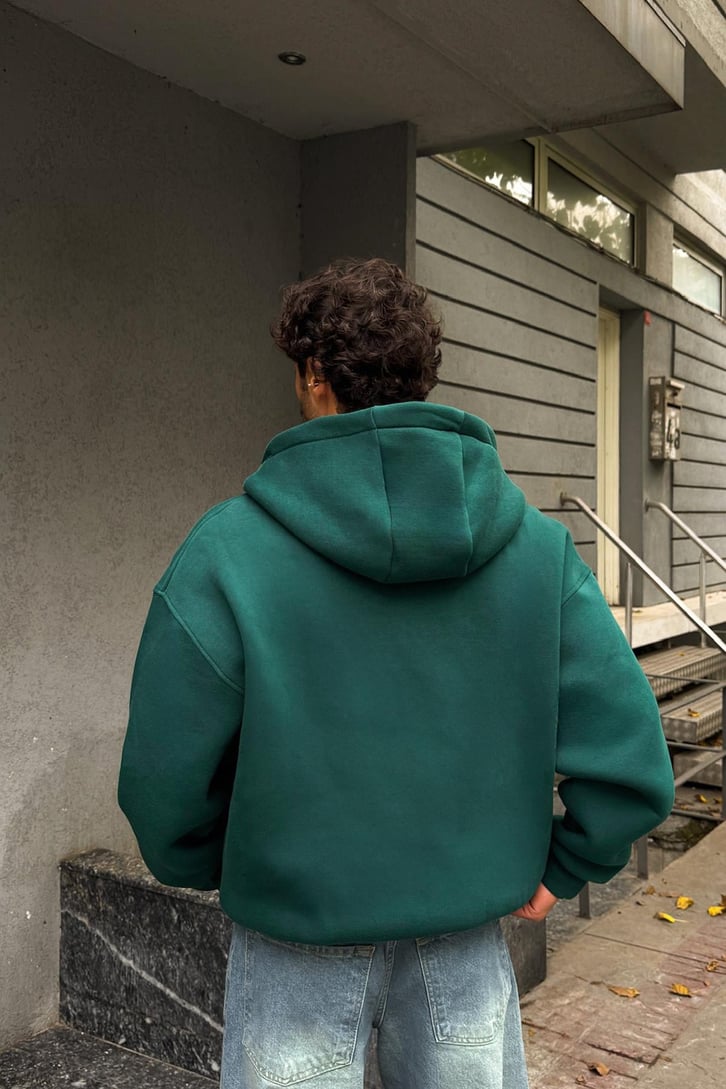 Pure Spırıt Baskılı Hoodie