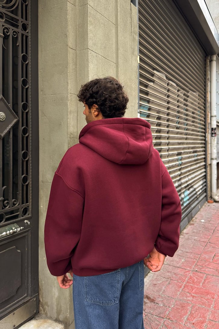 Pure Spırıt Baskılı Hoodie