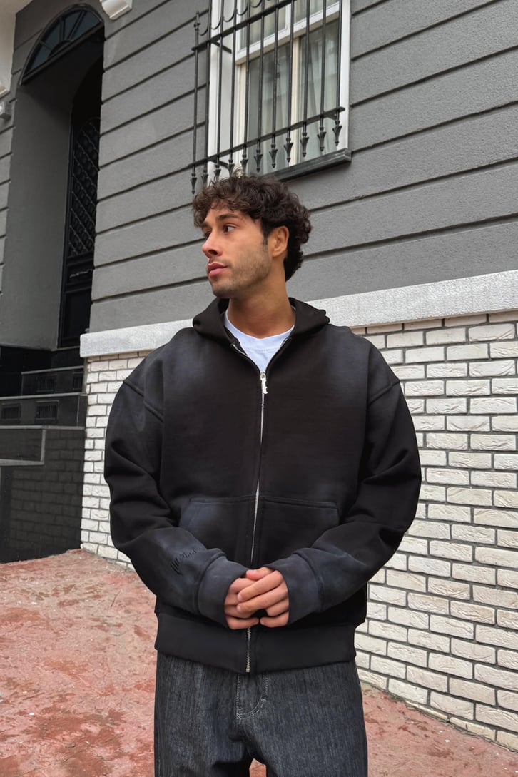 Püskürtme Model Hoodie