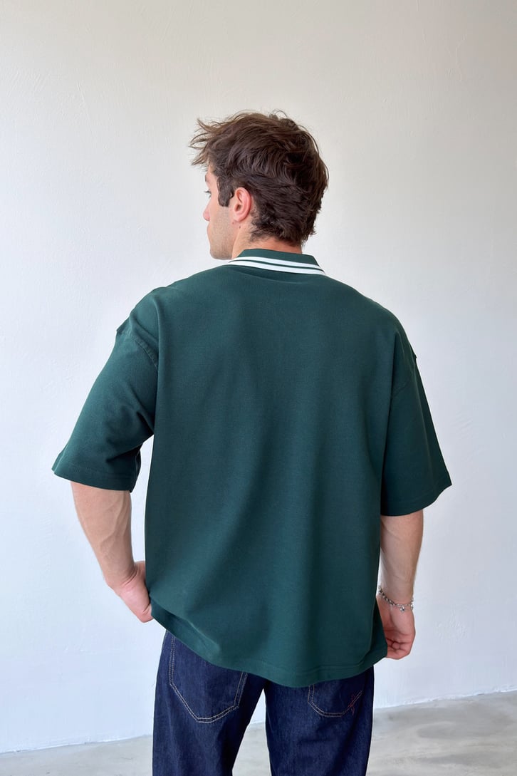 Rad Gnades Baskılı Polo Yaka Tişört