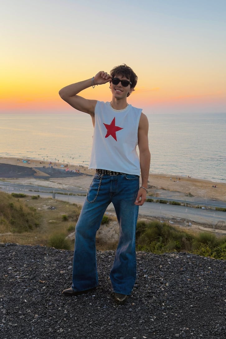 Red Star Kolsuz Tişört