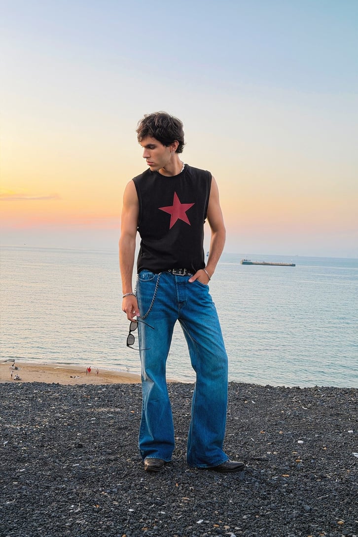 Red Star Kolsuz Tişört