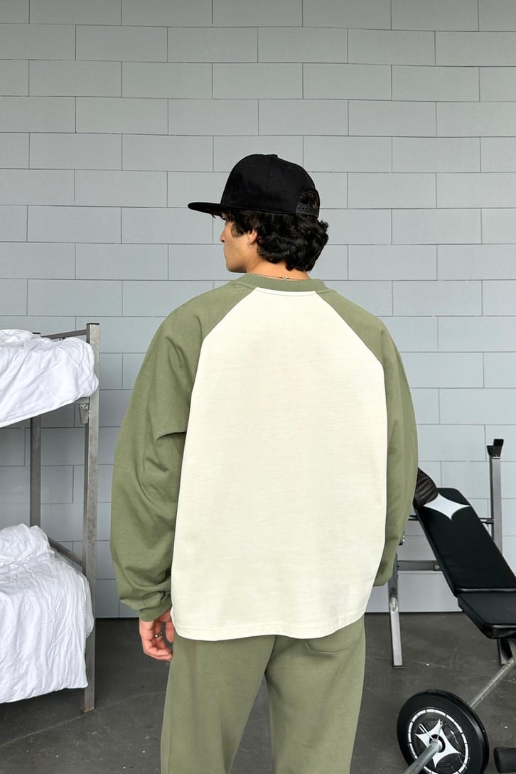 Reglan Kol Oversize Long Sleeve Tişört