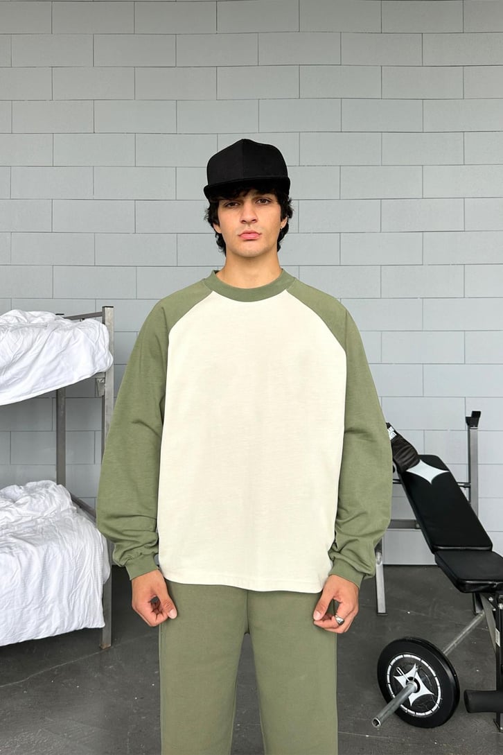 Reglan Kol Oversize Long Sleeve Tişört