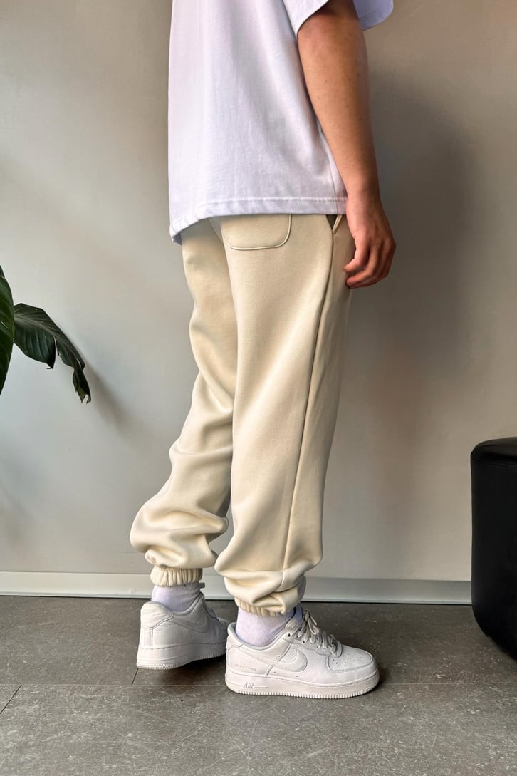 Regular Bej Jogger Eşofman Altı