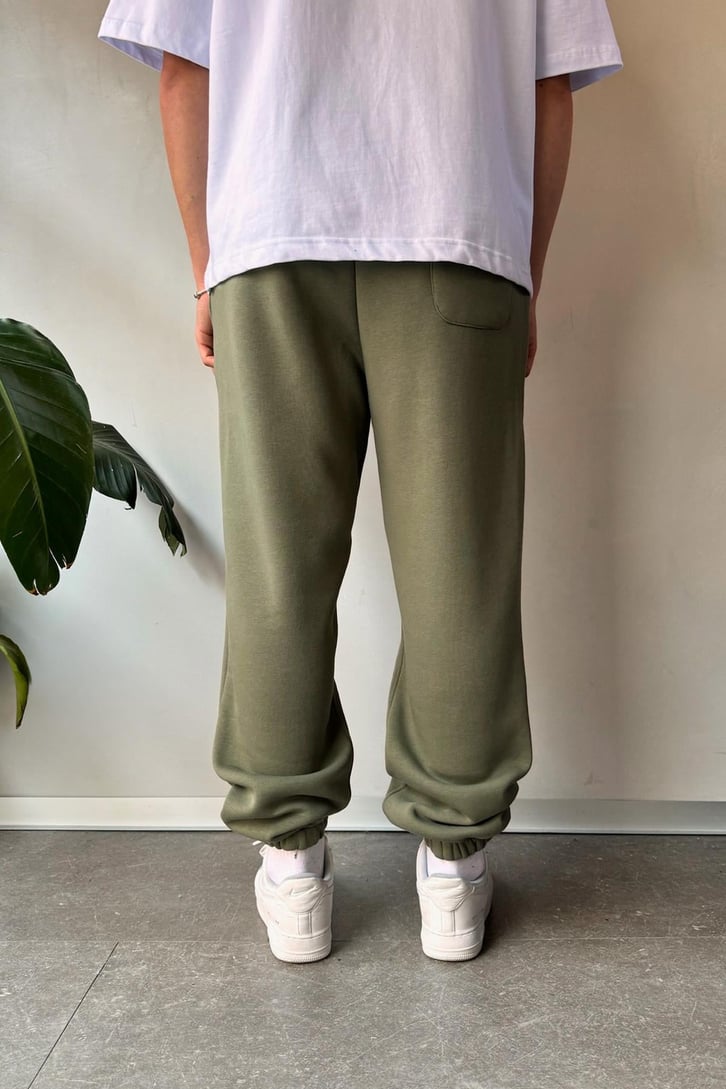 Regular Haki Jogger Eşofman Altı