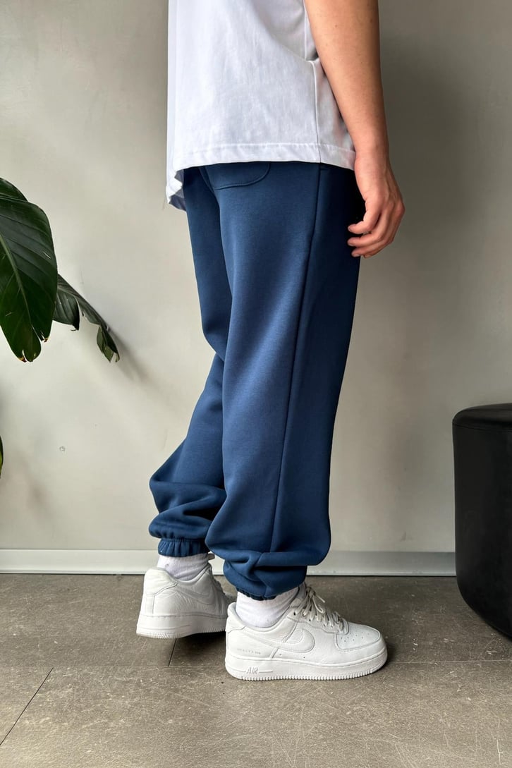 Regular İndigo Jogger Eşofman Altı