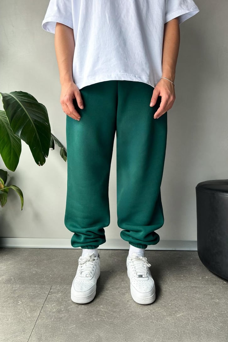 Regular Yeşil Jogger Eşofman Altı