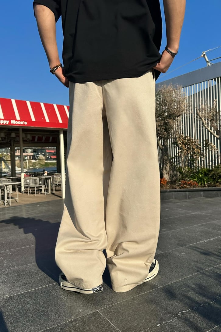 Relax Fit Gabardin Pantolon